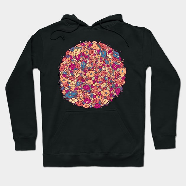 Circle of flowers Hoodie by Hounds_of_Tindalos